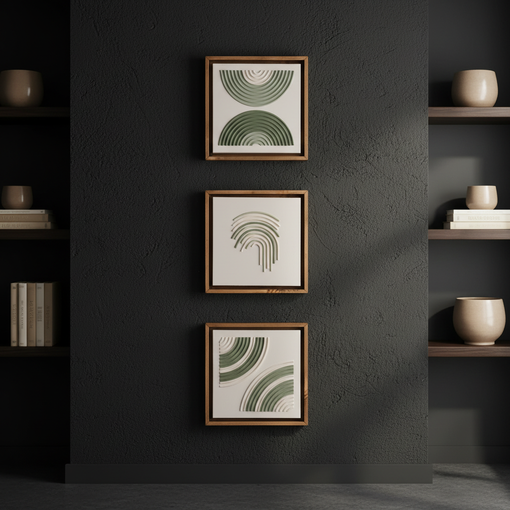 Way of Thought — Core Set | 3’lü Minimalist Duvar Serisi