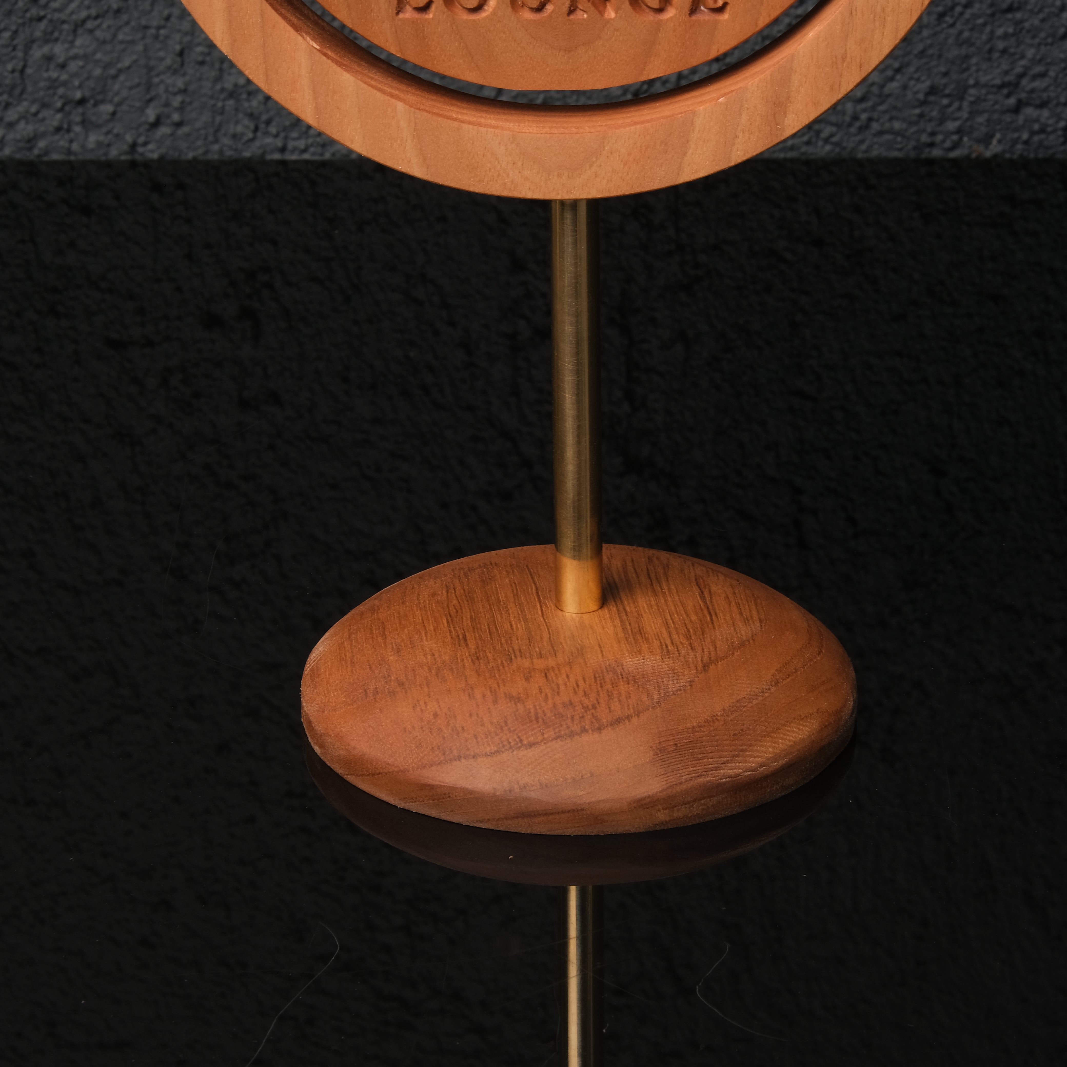 ASYMMETRIC WOODEN PEN HOLDER