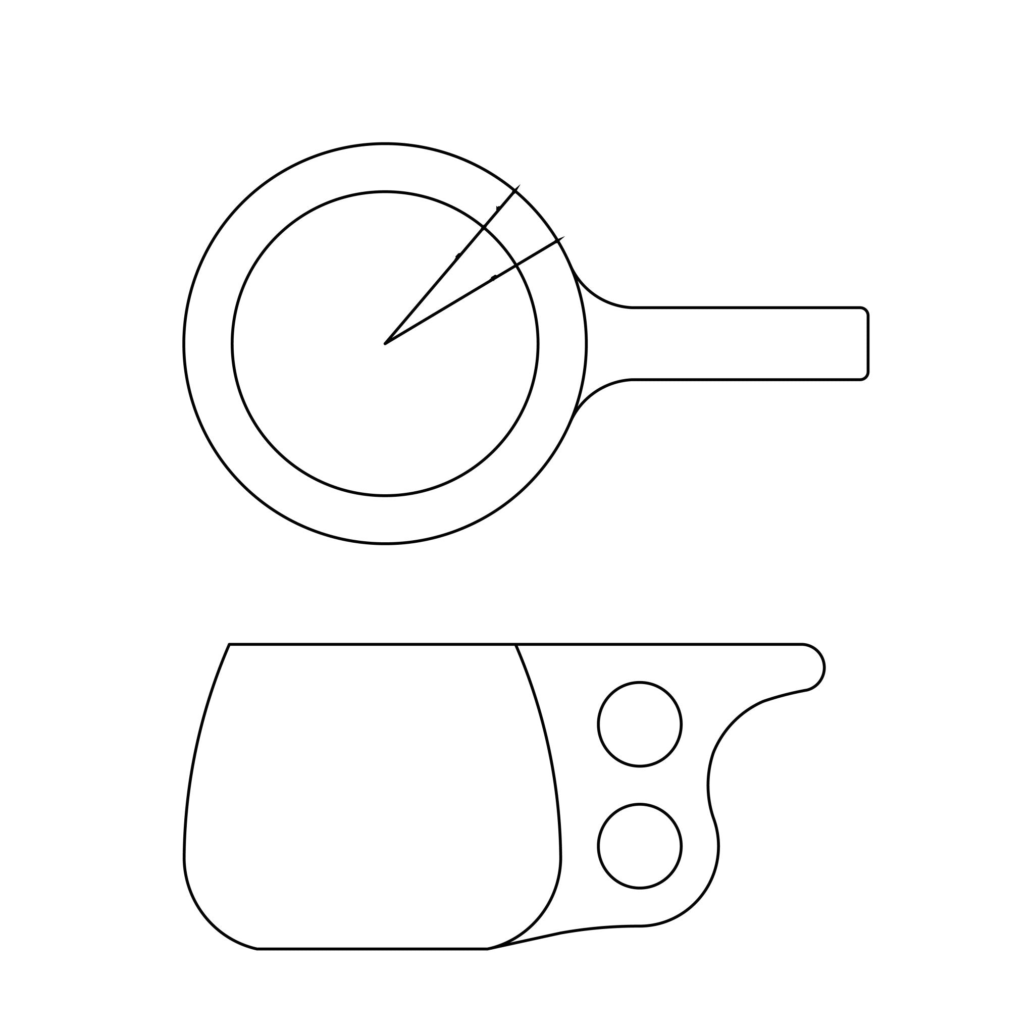 ClearCut Pleksi Kuksa Şablonu (2’li Set) - Niqbin Office