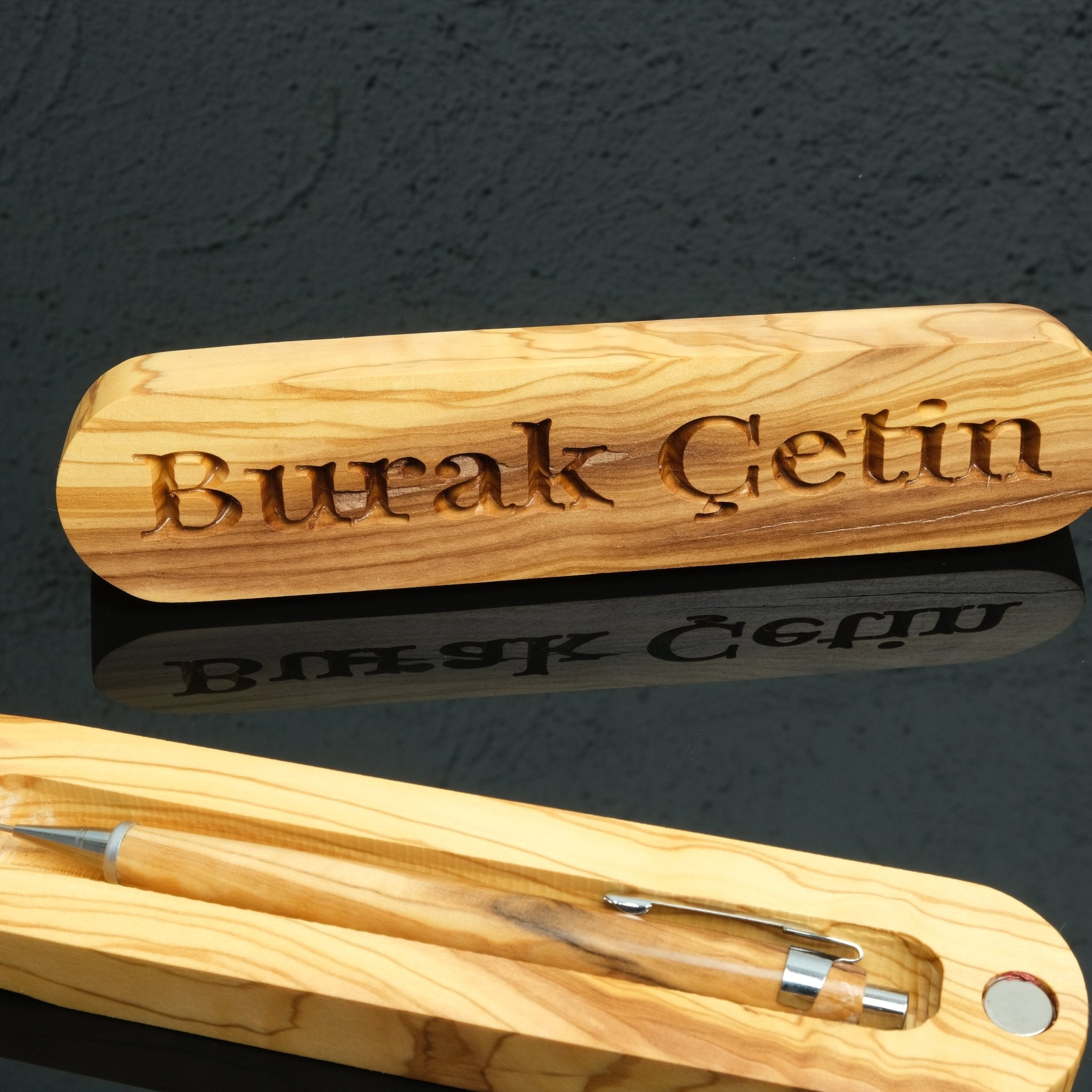 Grain - Masif Ahşap Mekanizmalı Kalem Serisi - Niqbin Office