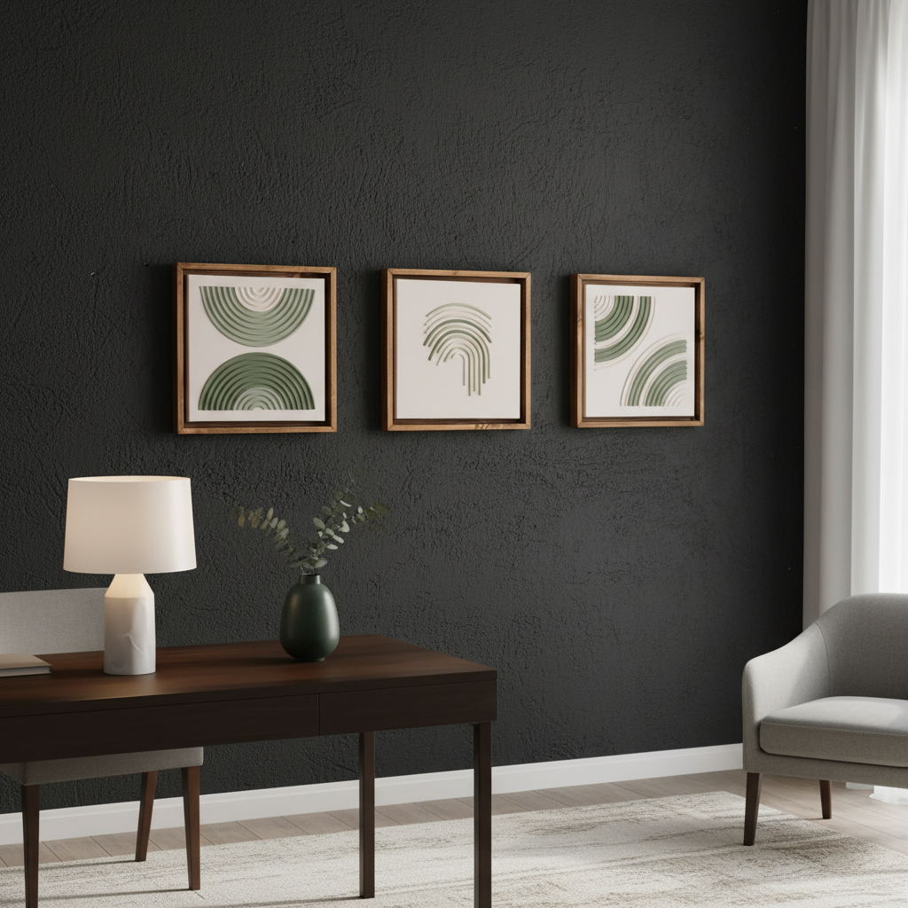 Way of Thought — Core Set | 3’lü Minimalist Duvar Serisi