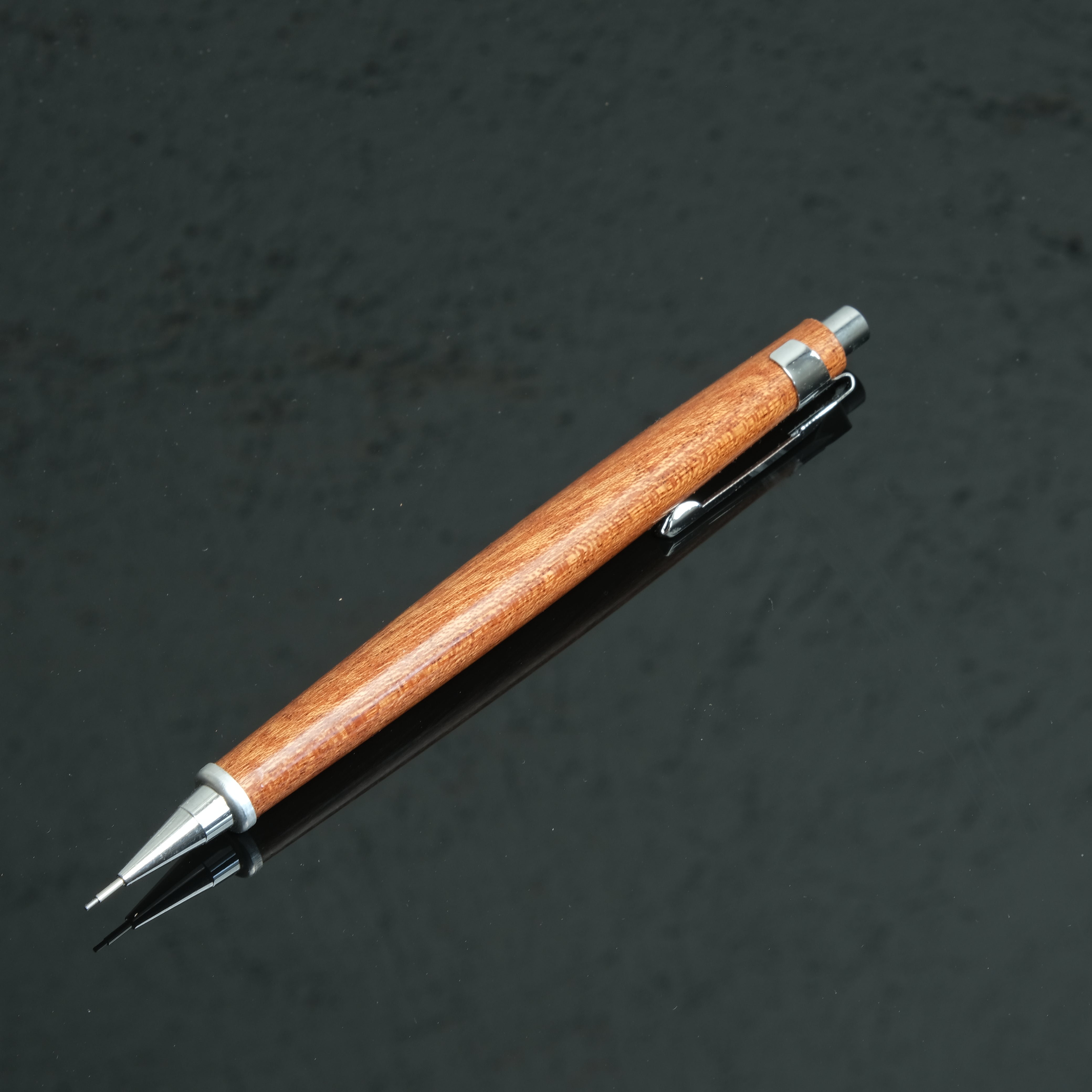 ASYMMETRIC WOODEN PEN HOLDER