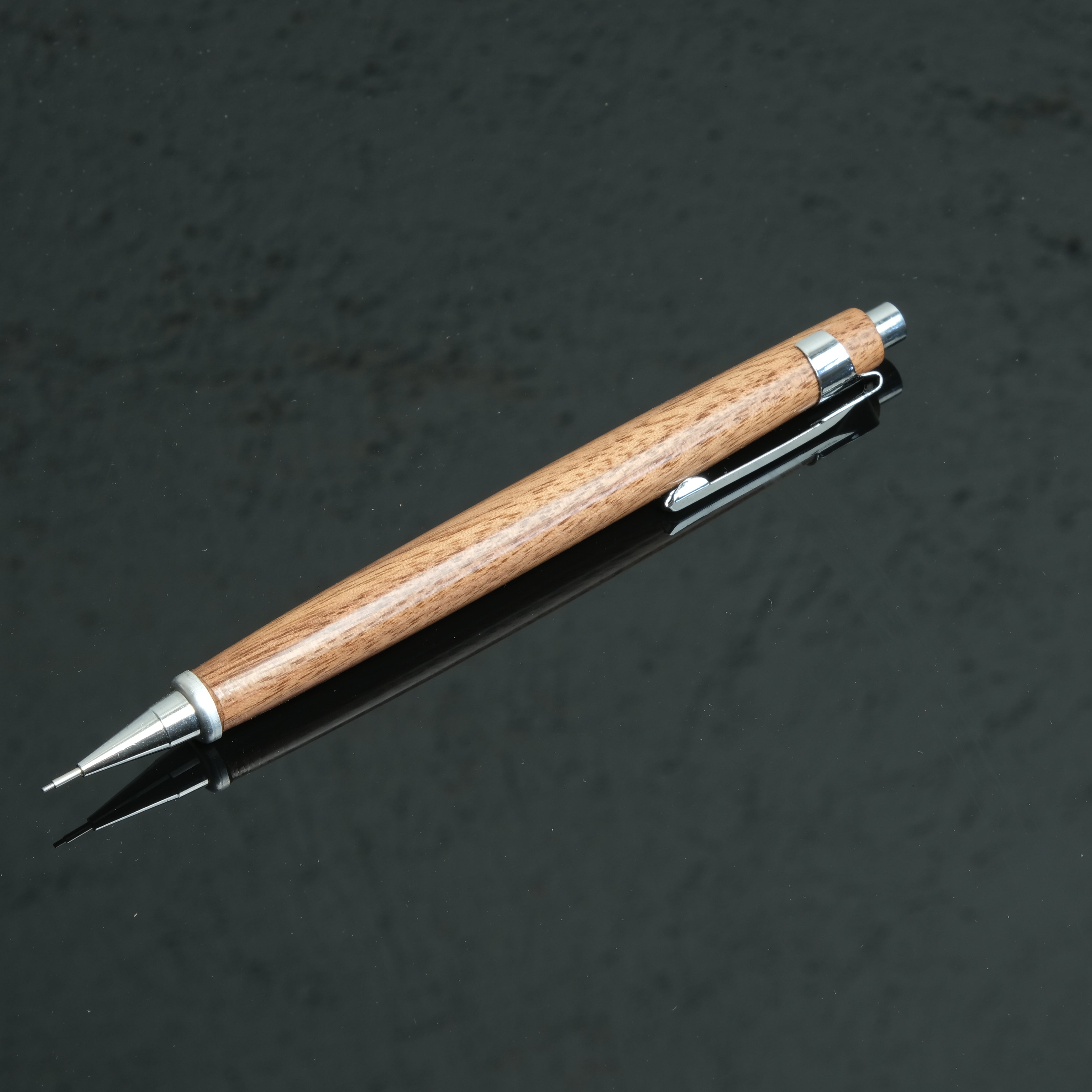 ASYMMETRIC WOODEN PEN HOLDER