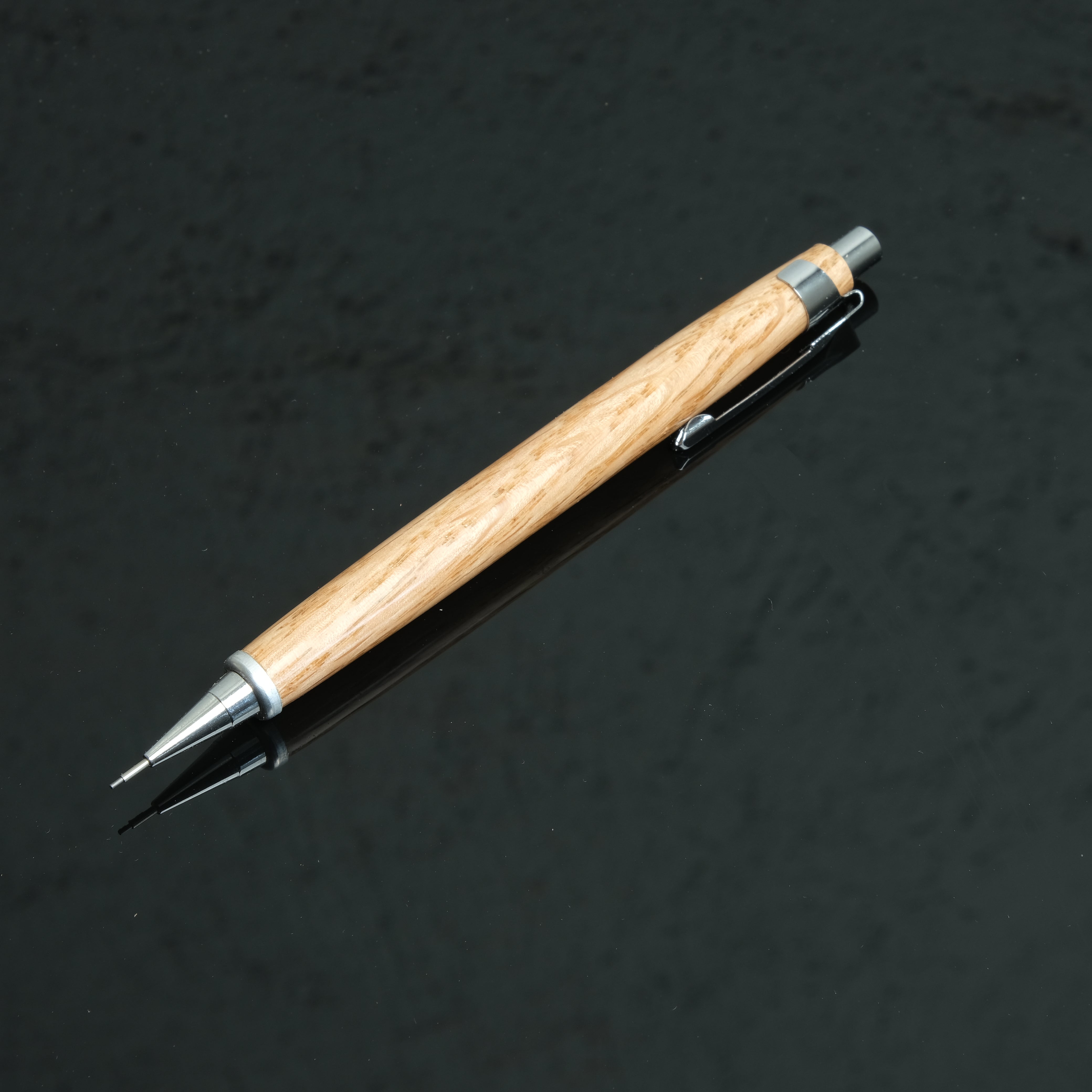 ASYMMETRIC WOODEN PEN HOLDER