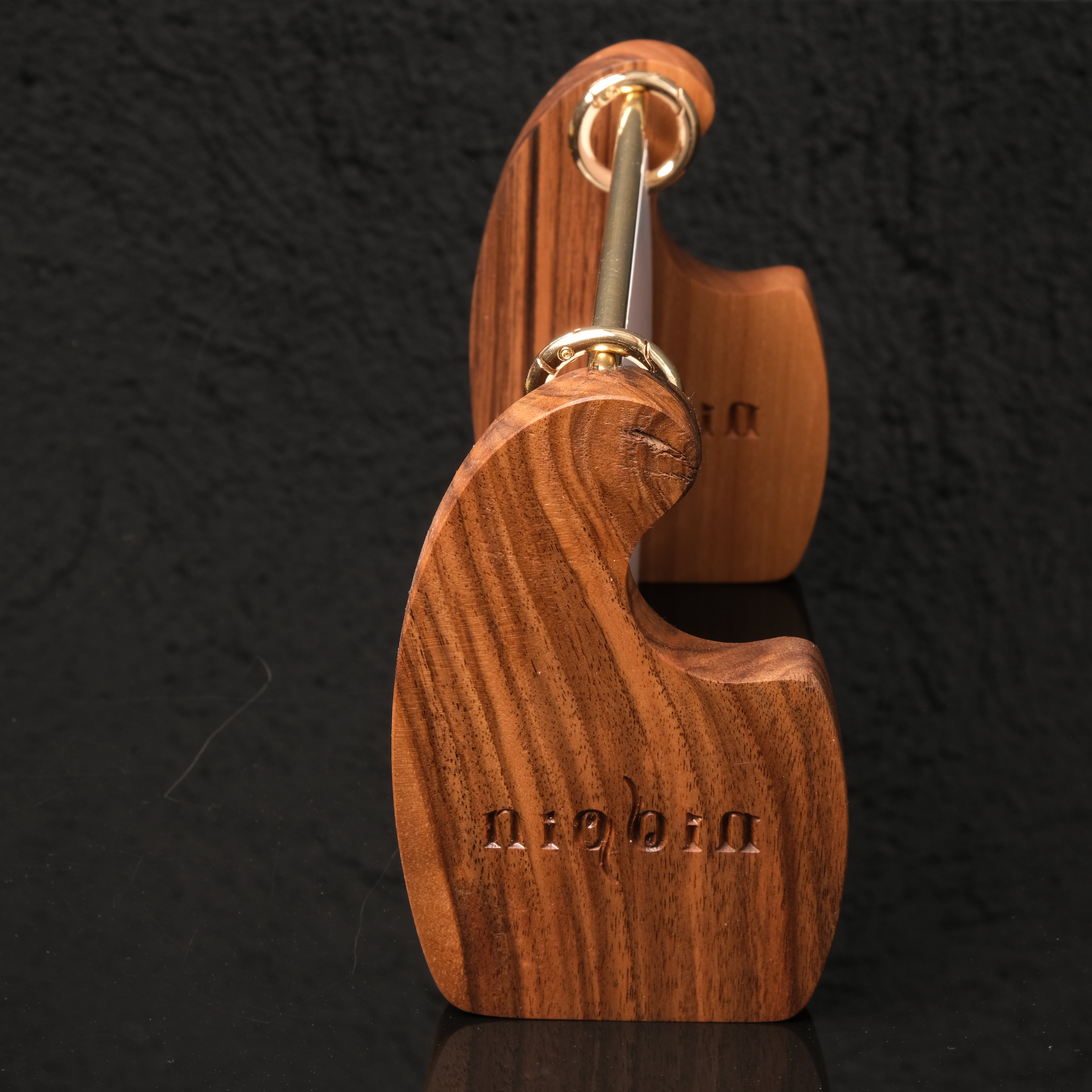 ASYMMETRIC WOODEN PEN HOLDER