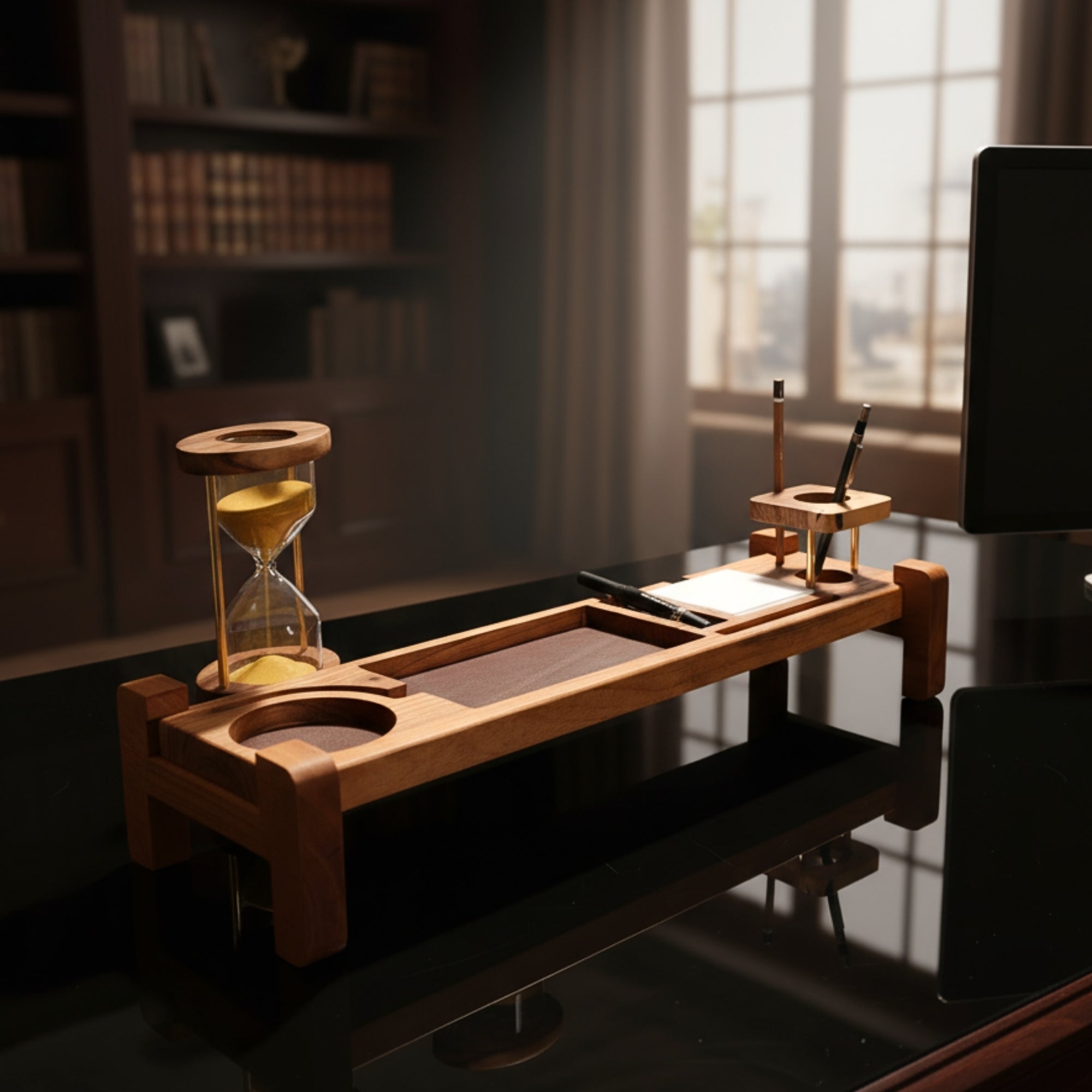 Arcadia – Masif Ceviz Masa Düzenleyici - Niqbin Office