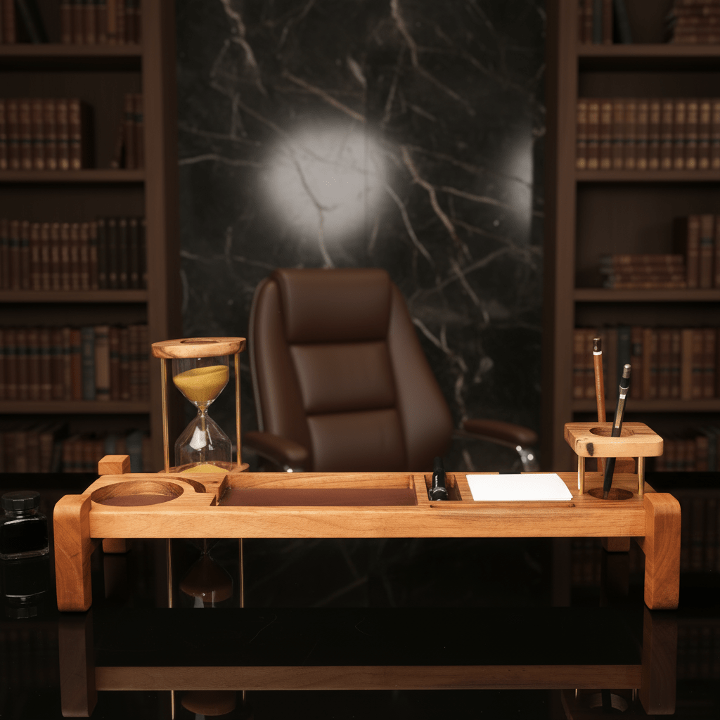 Arcadia – Masif Ceviz Masa Düzenleyici - Niqbin Office