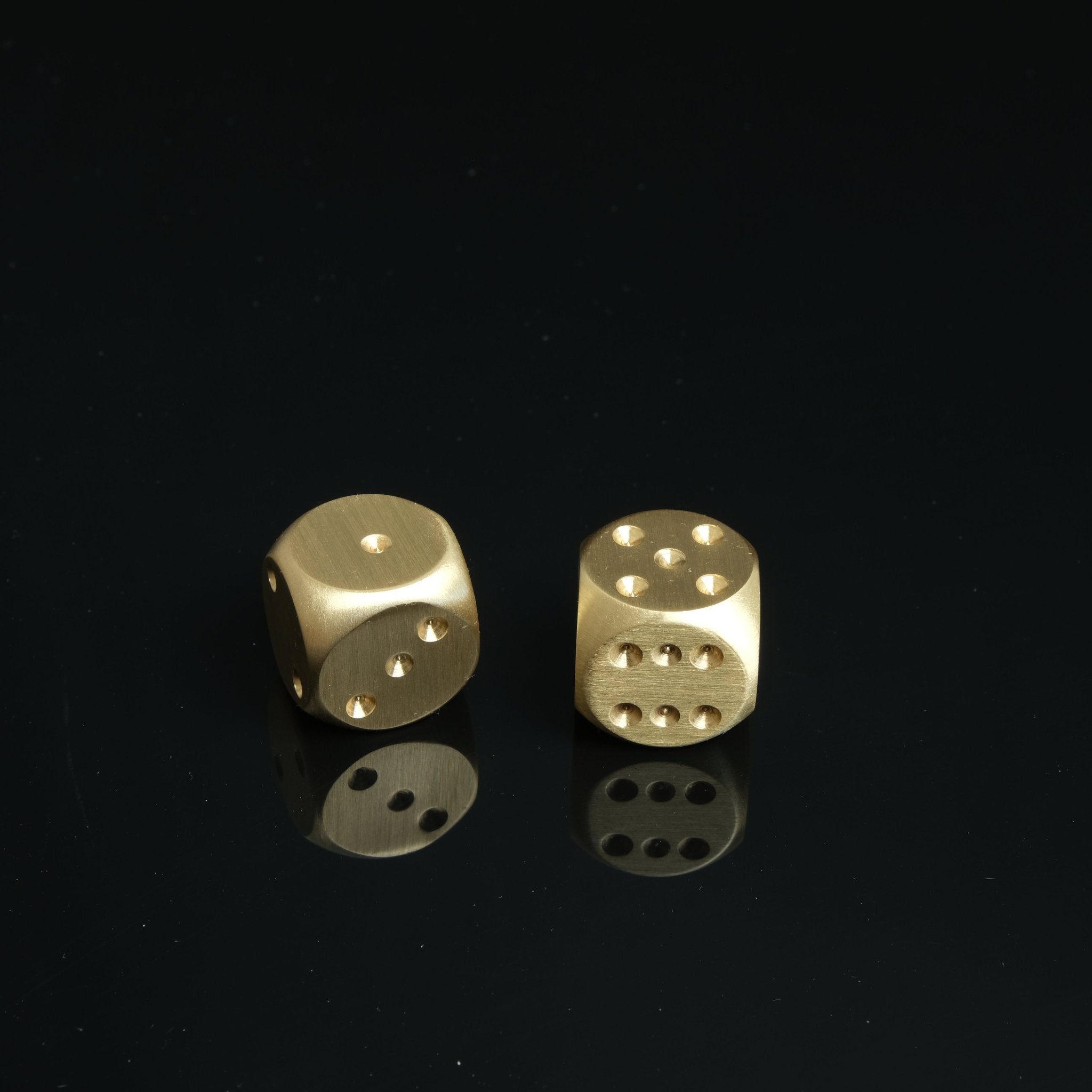 Aurum Dice – Som Pirinç Zar (Tekli / İkili Seçenekli) - Niqbin Office