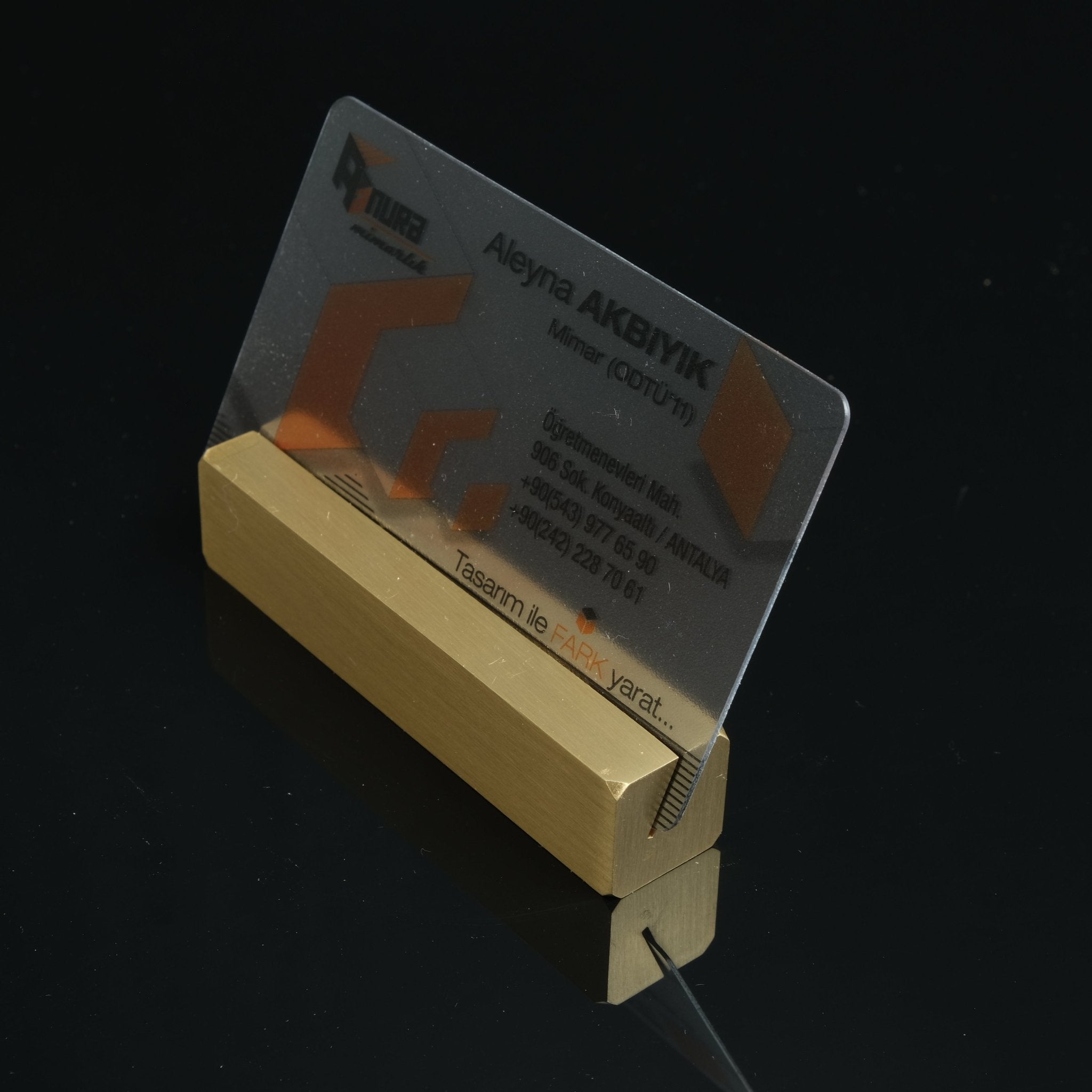 Aurum Stand – Som Pirinç Kartvizitlik - Niqbin Office