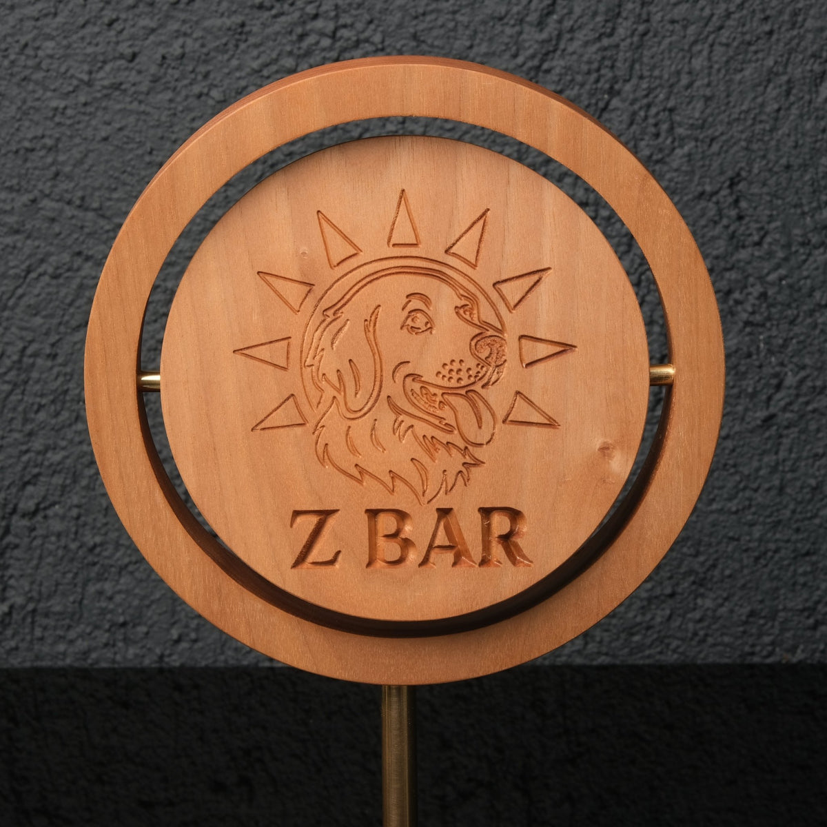 Orbis – Kişiye Özel Döner Masa Objesi (Logo & Motto Tasarımlı) detay