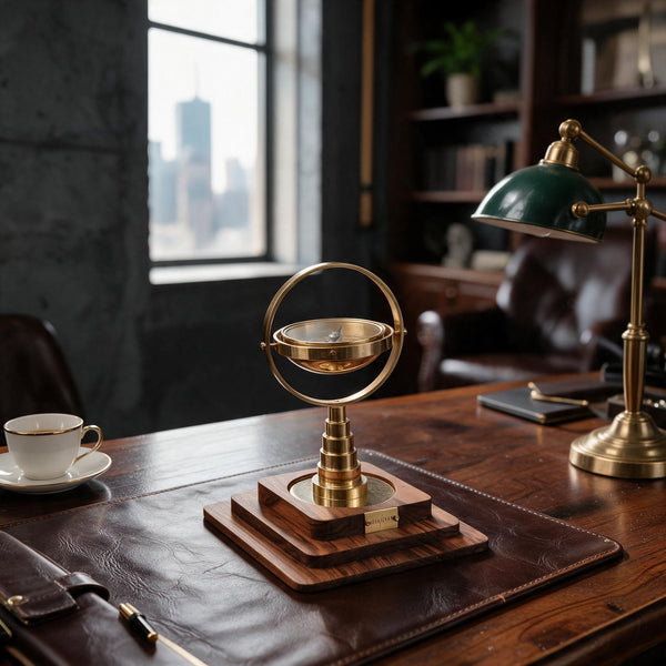 Gyro Compass – Hediyelik Pirinç Masa Pusulası