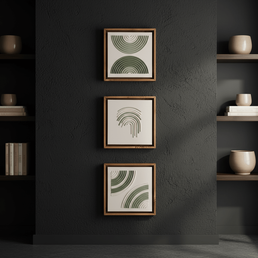 Way of Thought — Core Set | 3’lü Minimalist Duvar Serisi - Niqbin Office