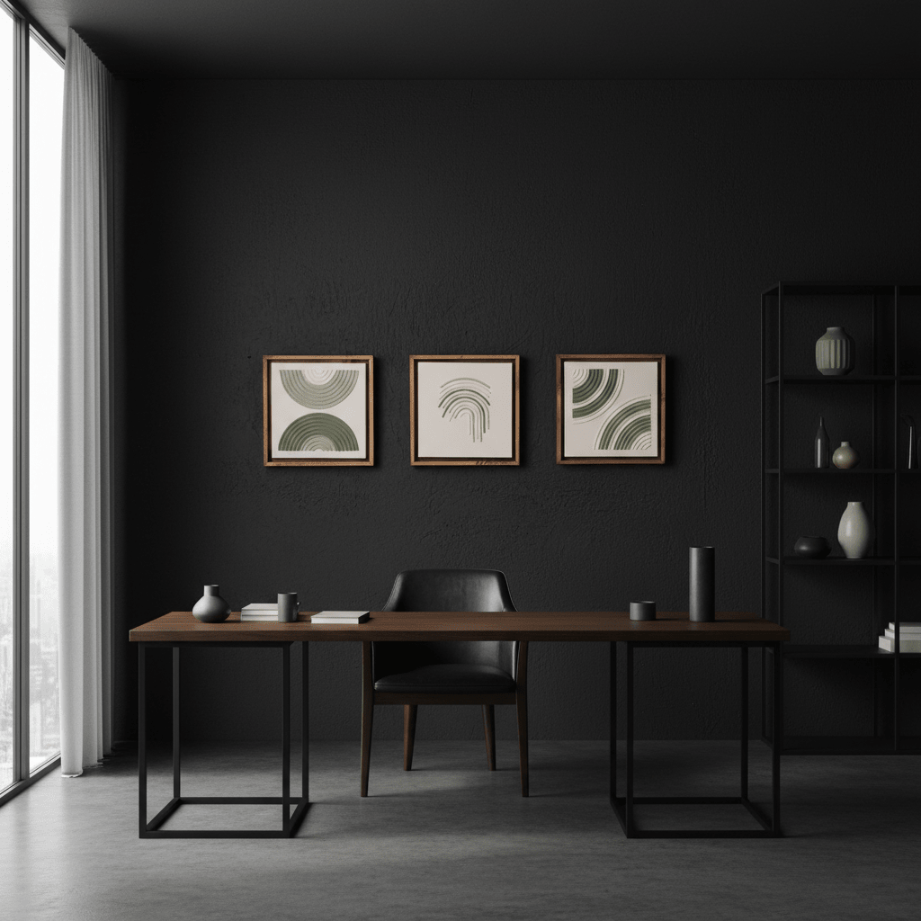 Way of Thought — Core Set | 3’lü Minimalist Duvar Serisi - Niqbin Office